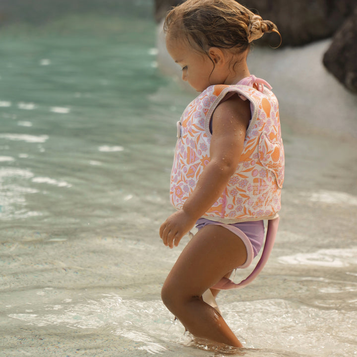 Kids Swim Vest 2-3 | Ocean Magic Pink