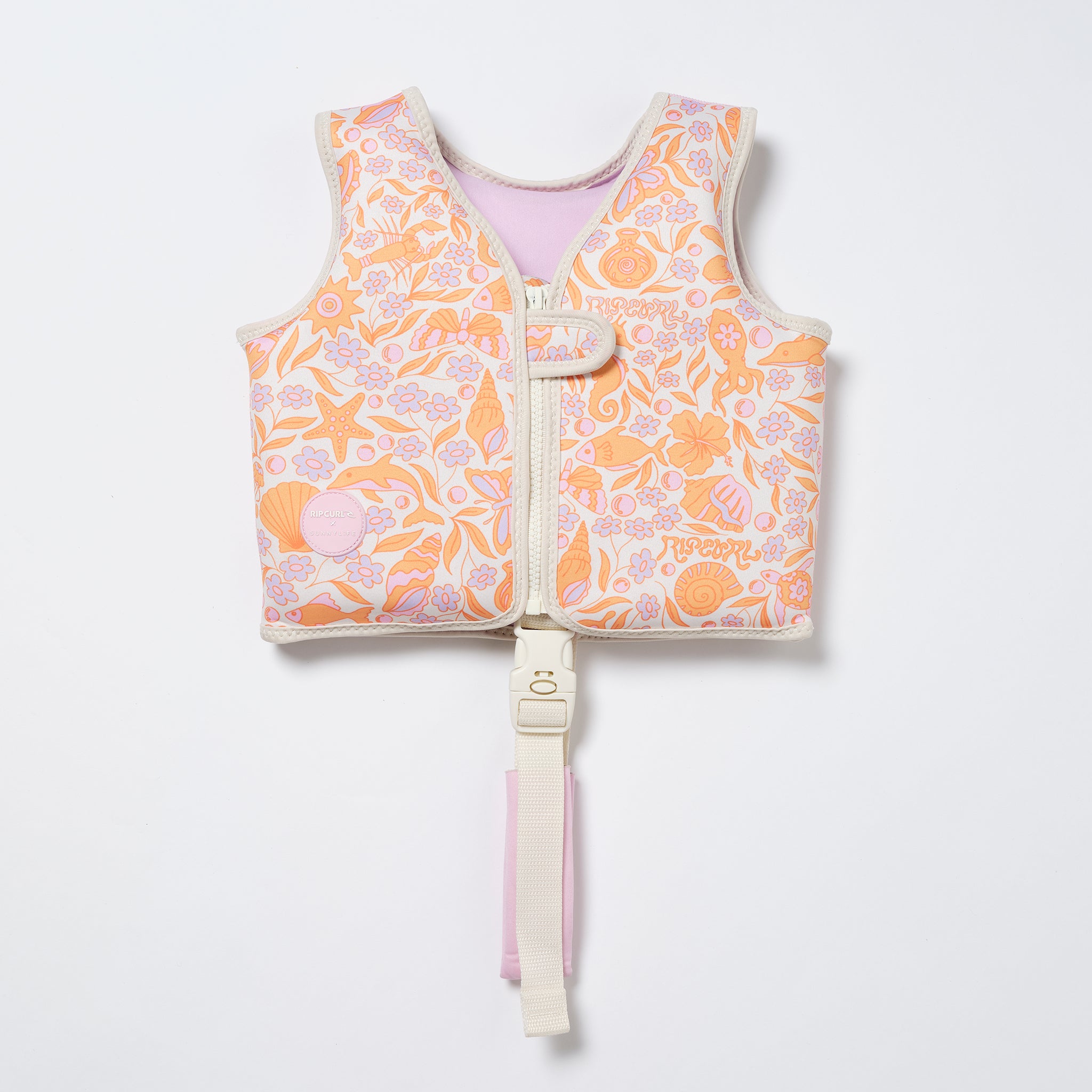 Kids Swim Vest 1-2 | Ocean Magic Pink