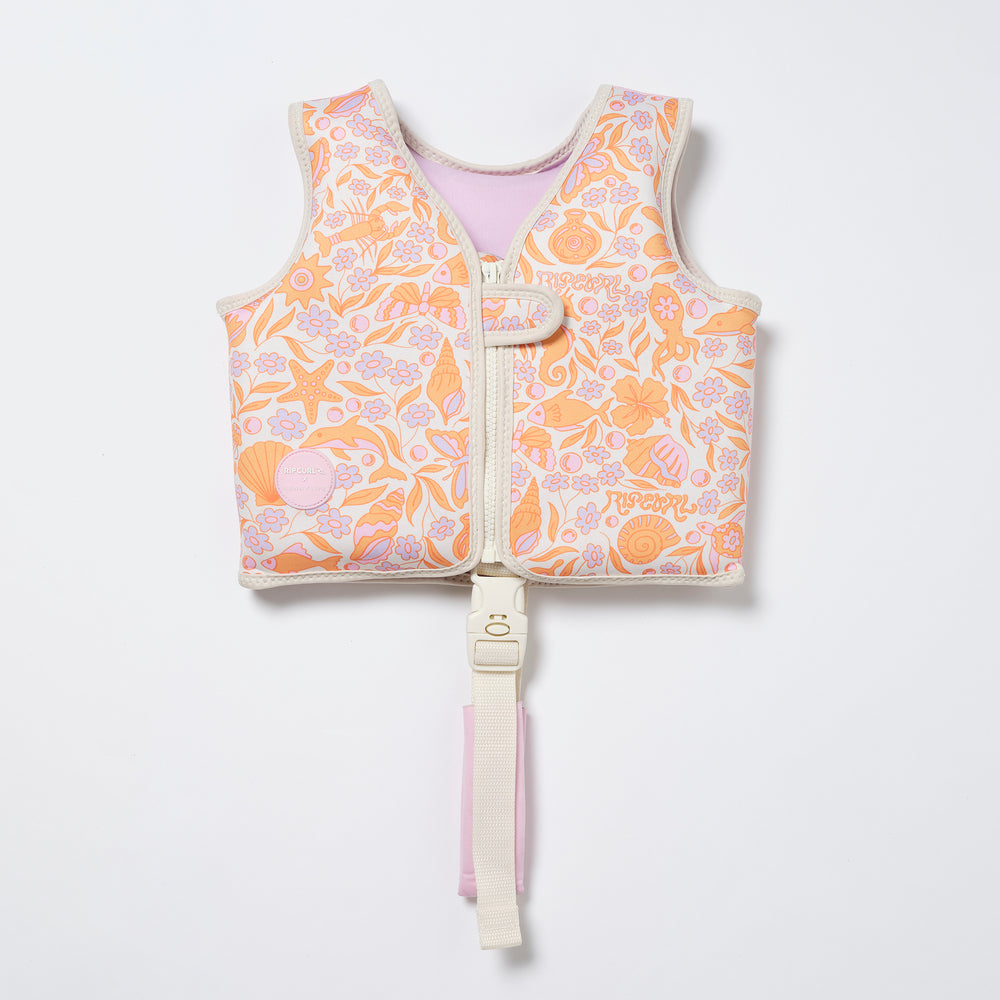 Kids Swim Vest 2-3 | Ocean Magic Pink