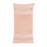 Serviette de plage | Summer Stripe - Saumon