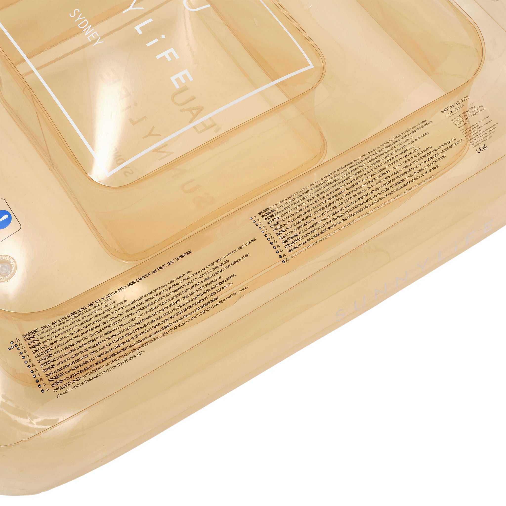 Flotteur allongé de luxe | Parfum Champagne