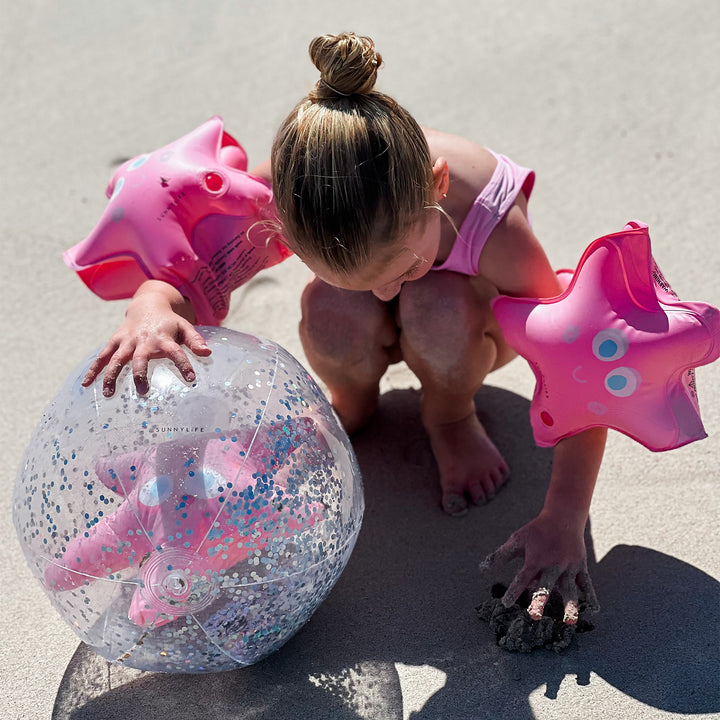 Ballon de plage gonflable 3D | Rose au trésor de l'océan