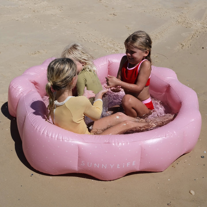 Piscine gonflable pour jardin | Rose au trésor de l'océan