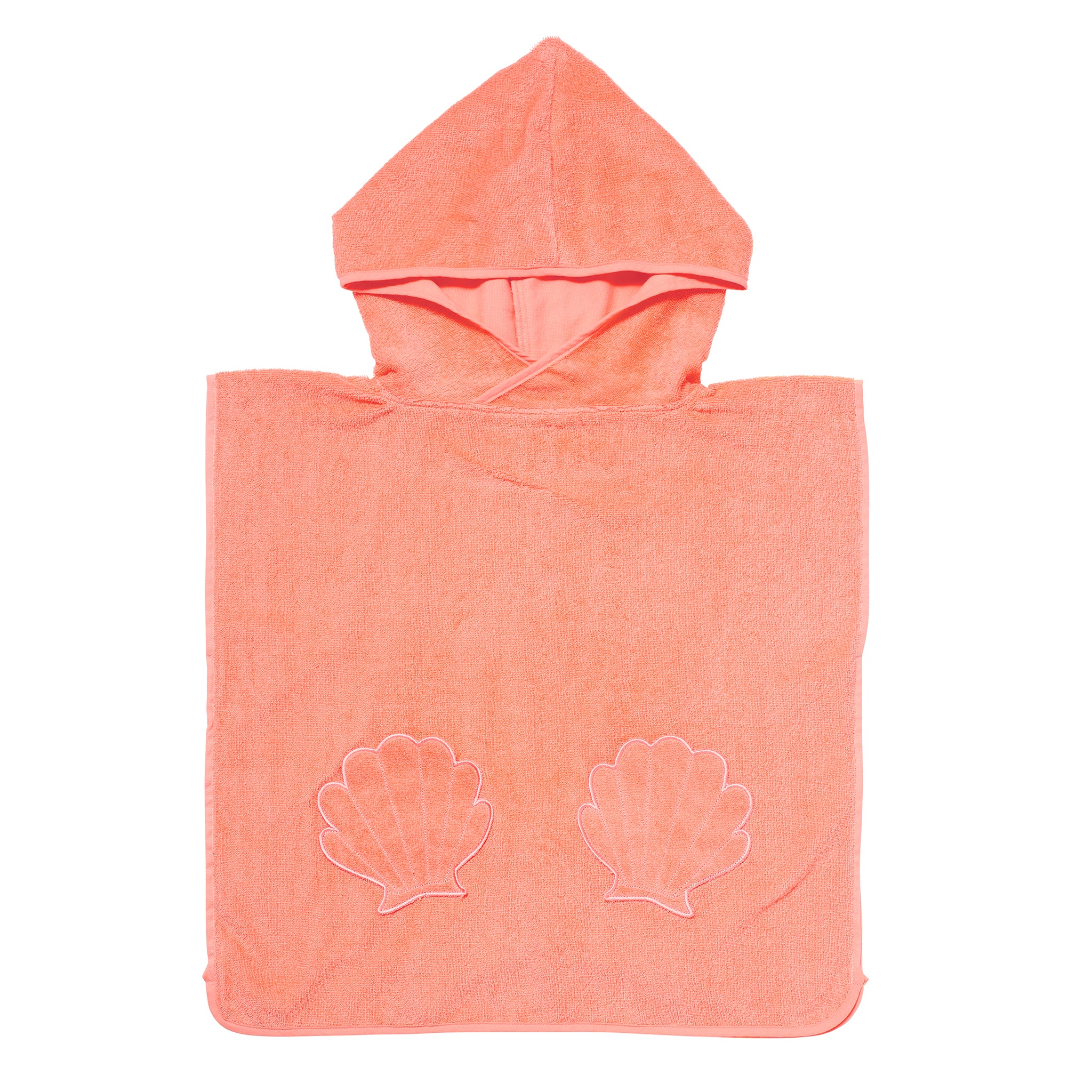 Strand-Kapuzenhandtuch | Ocean Treasure Neon Rose