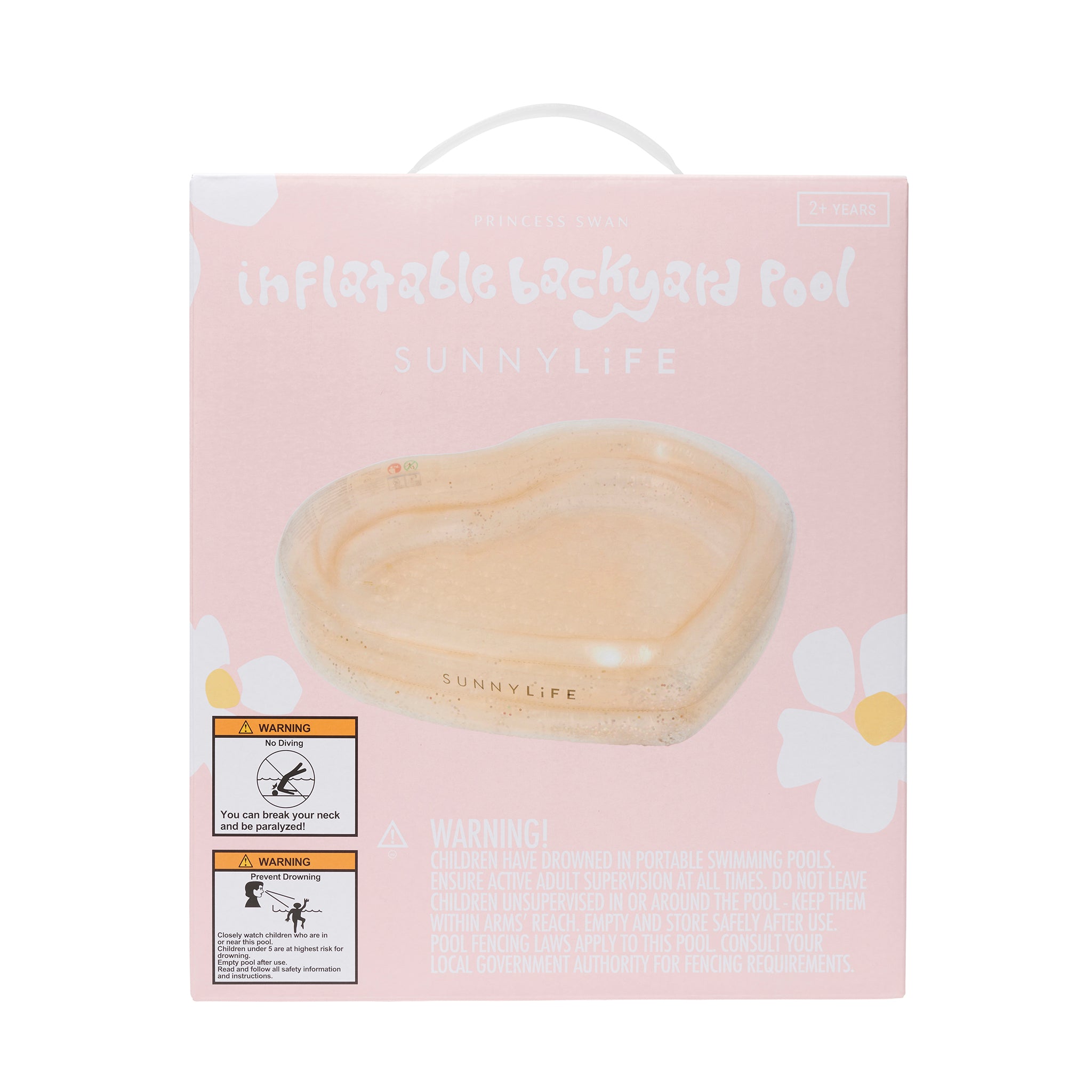 Inflatable Backyard Pool - Princess Swan