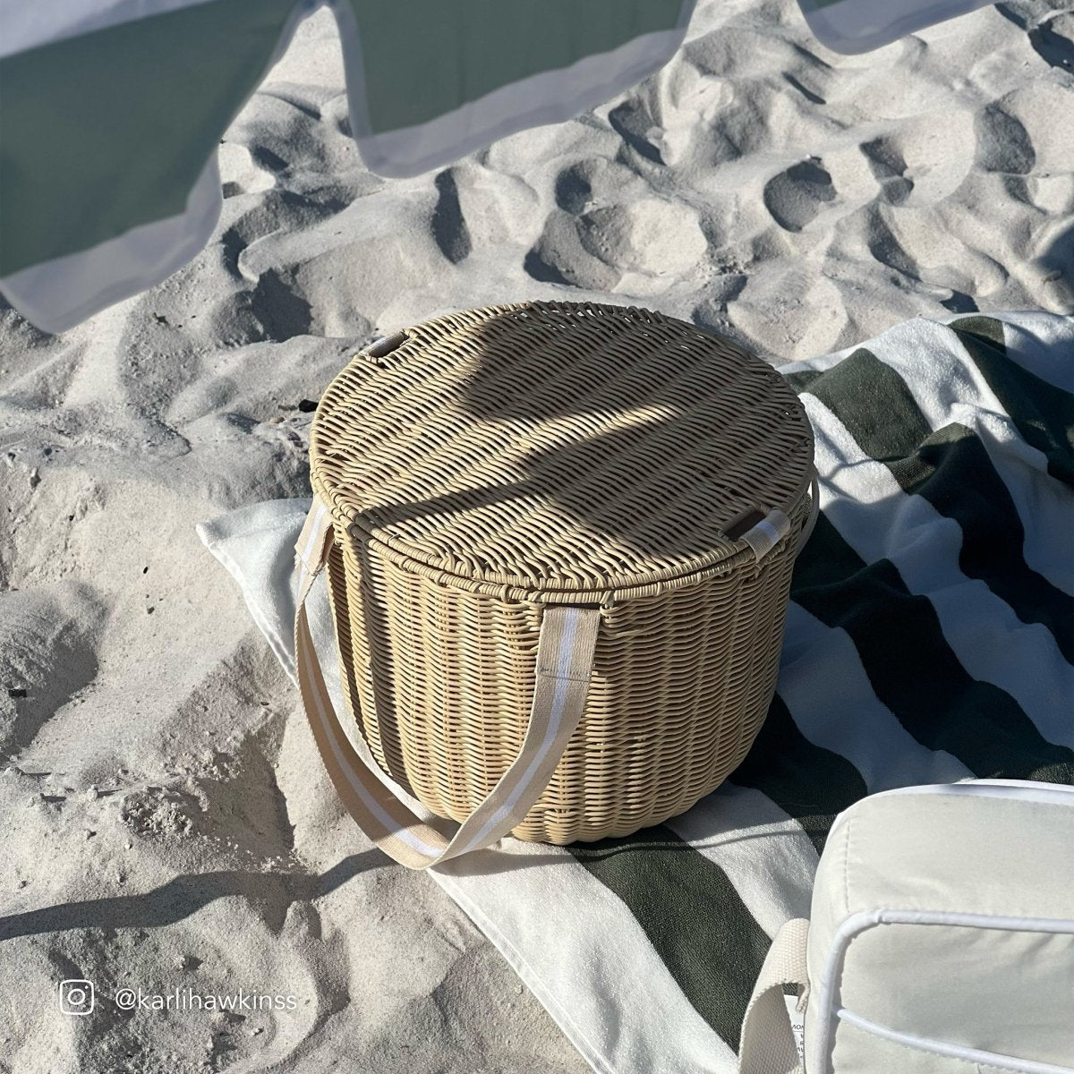 Round Picnic Cooler Basket - SUNNYLiFE EU