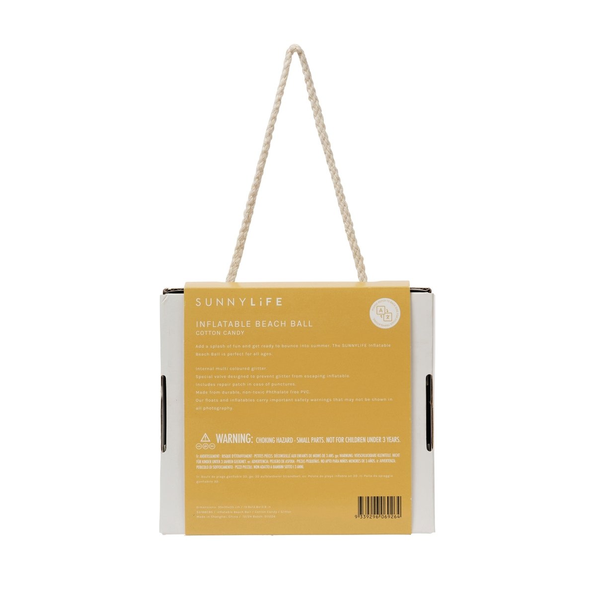 Inflatable Beach Ball - Cotton Candy - SUNNYLiFE EU