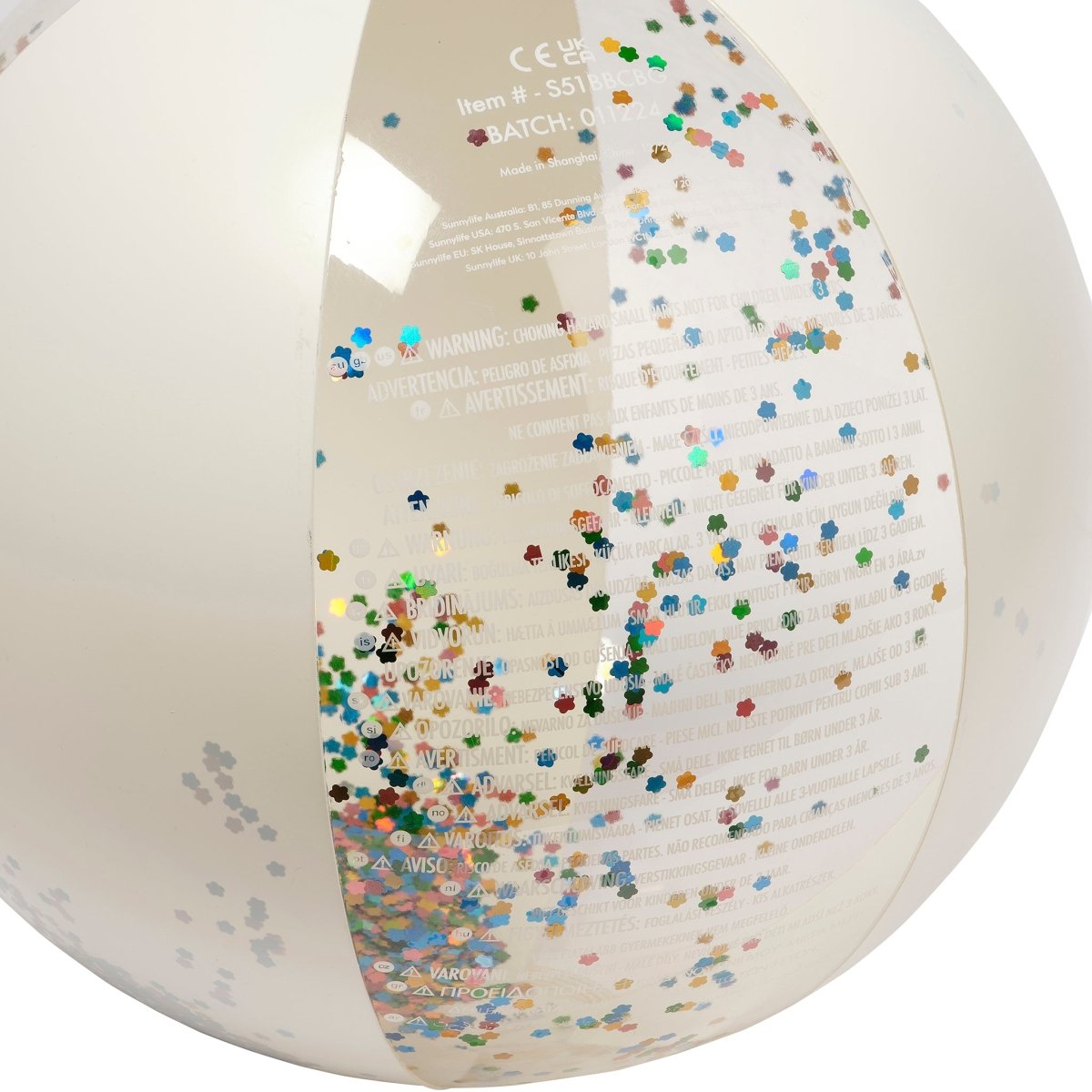 Inflatable Beach Ball - Cotton Candy - SUNNYLiFE EU