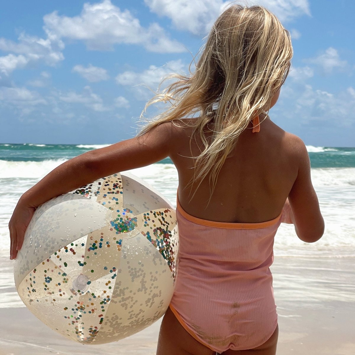 Inflatable Beach Ball - Cotton Candy - SUNNYLiFE EU
