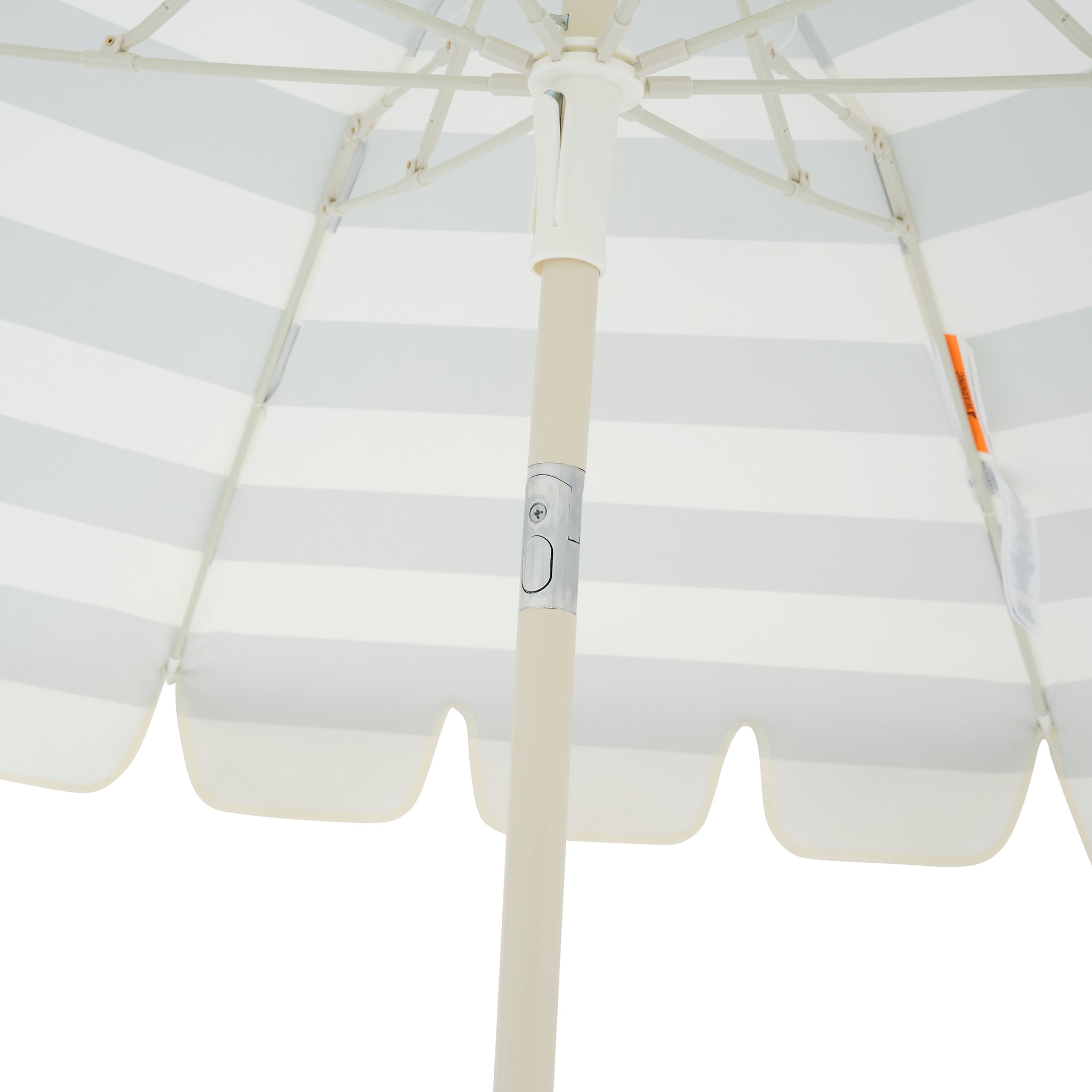 Compact Beach Umbrella - Sea Sage Stripe