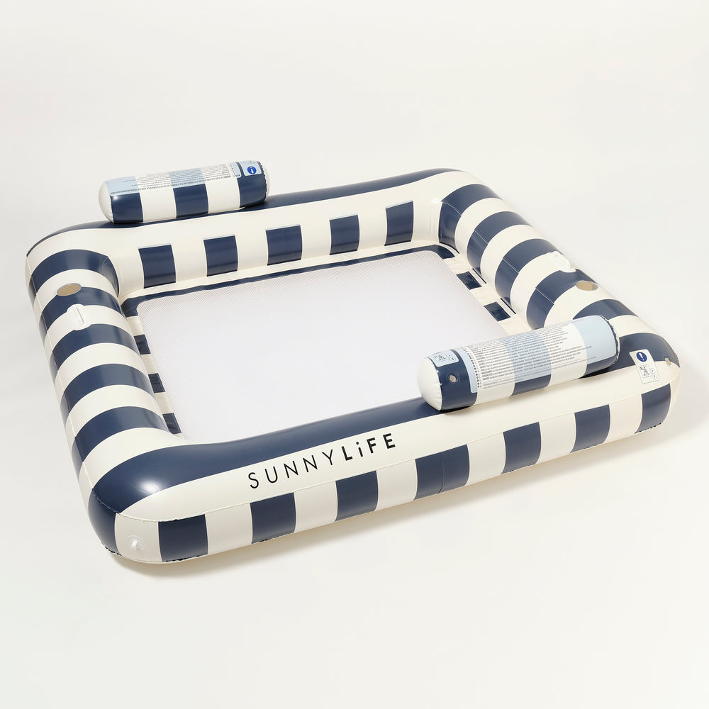 Deluxe Twin Hammock | Le Weekend Navy Stripe