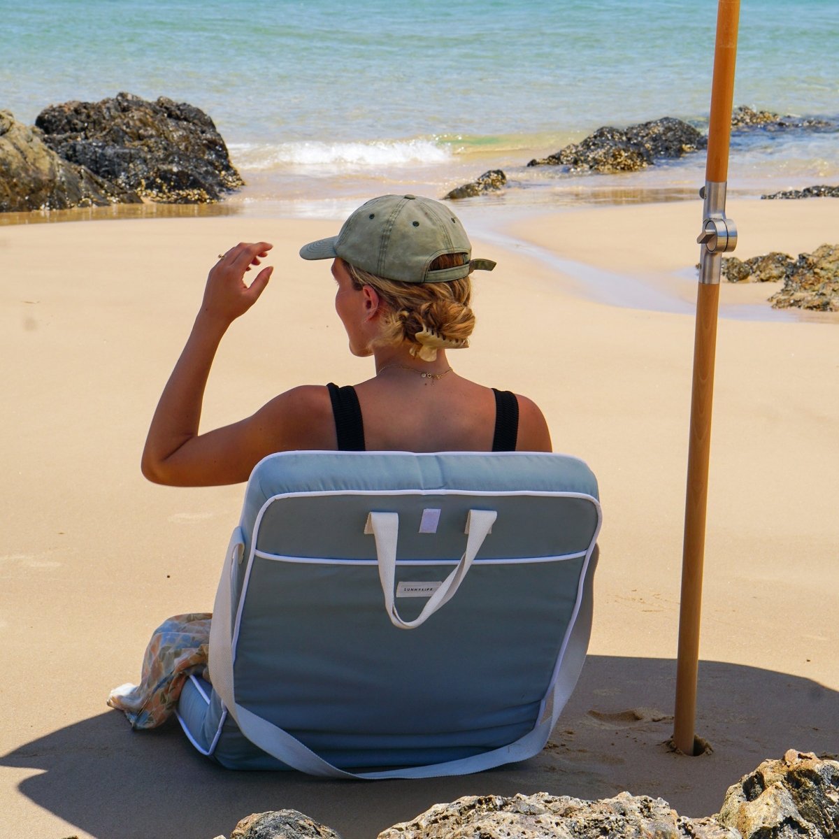Take Anywhere Folding Chair - Sea Sage - SUNNYLiFE EU