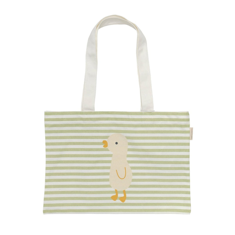 Canvas Beach Bag - Dex the Duck