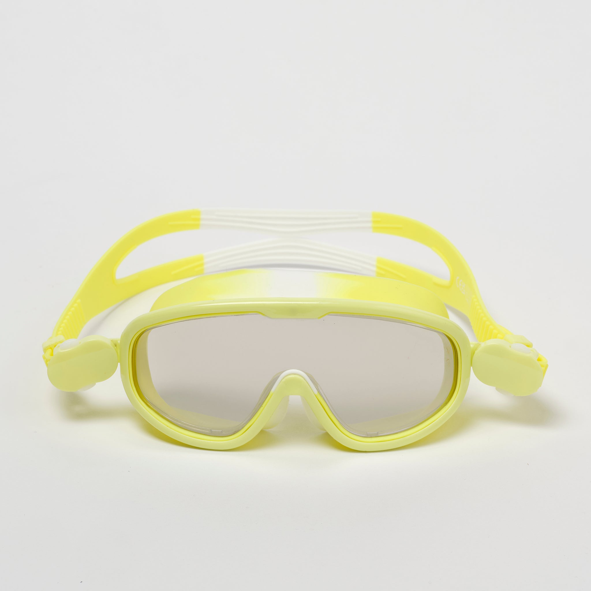 Kids Swim Mask | Salty the Shark Neon Yellow