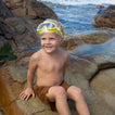 Kids Swim Mask | Salty the Shark Neon Yellow