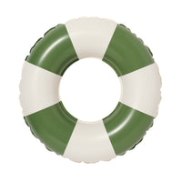 Mini Tube Pool Ring - Olive Stripe