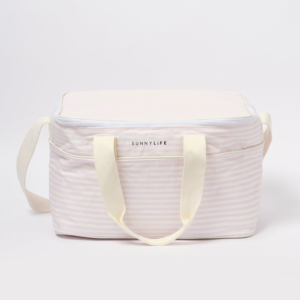 Light Cooler Bag | Lazy Days Pink Stripe