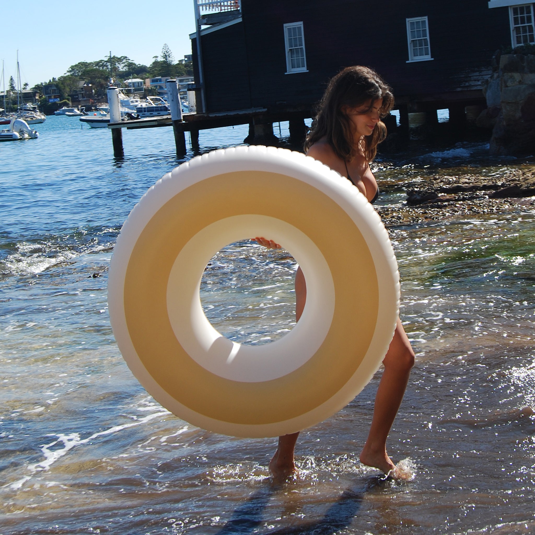 Tube Pool Ring - Butter