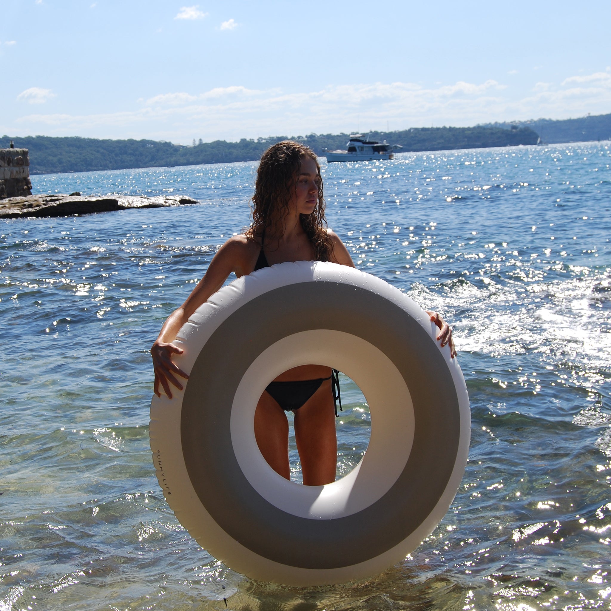 Tube Pool Ring - Sea Grass