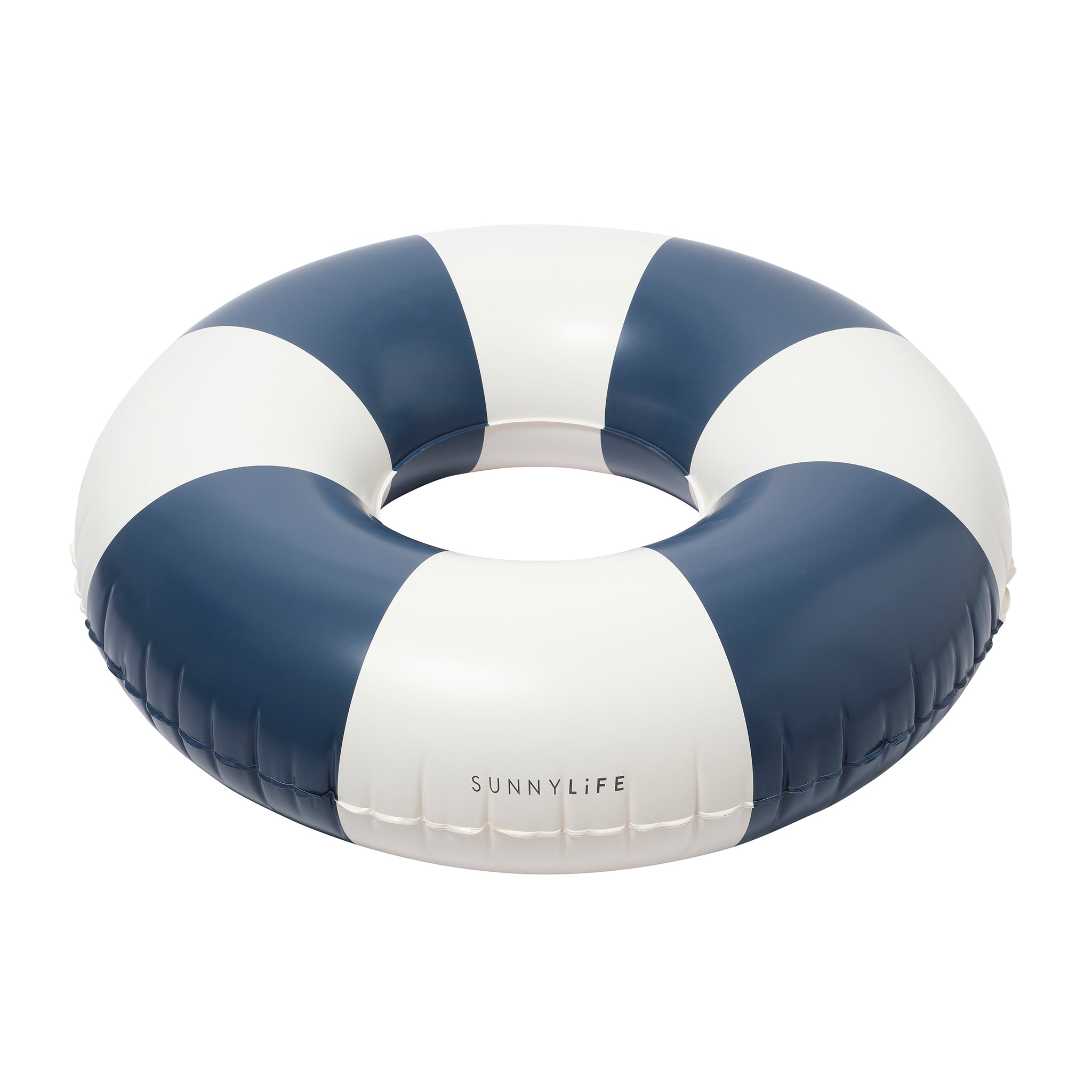 Tube Pool Ring - Navy Stripe