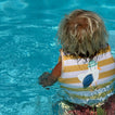 Kids Swim Vest 2-3 | Sid the Seagull Mustard Stripe