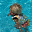 Kids Swim Vest 2-3 | Sid the Seagull Mustard Stripe