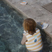 Kids Swim Vest 3-6 | Sid the Seagull Mustard Stripe