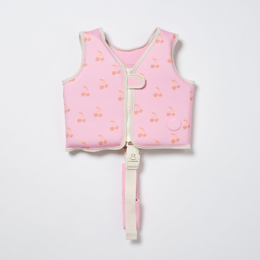 Kids Swim Vest 1-2 | Cotton Candy Cherry