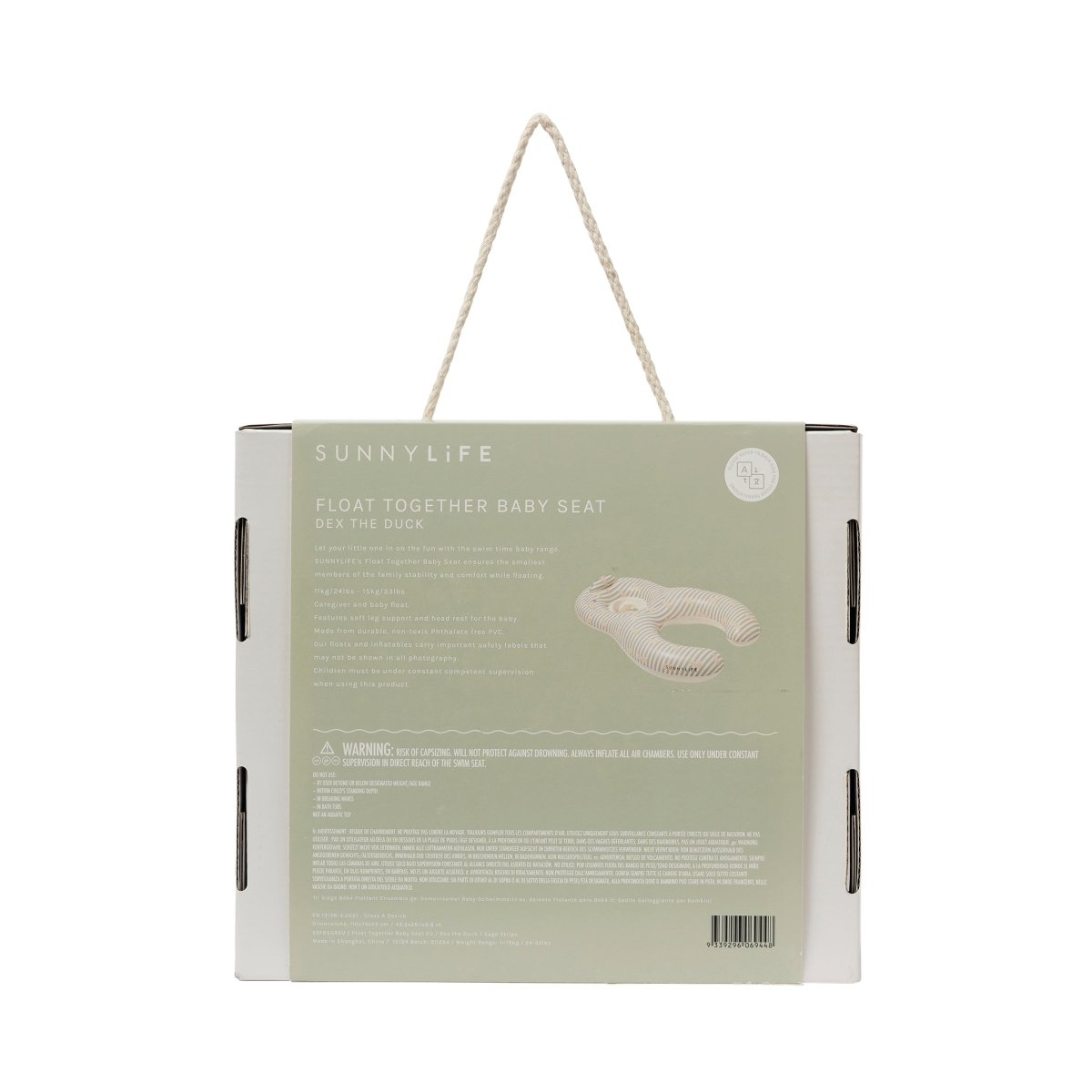 Float Together Baby Seat - Dex the Duck - SUNNYLiFE EU