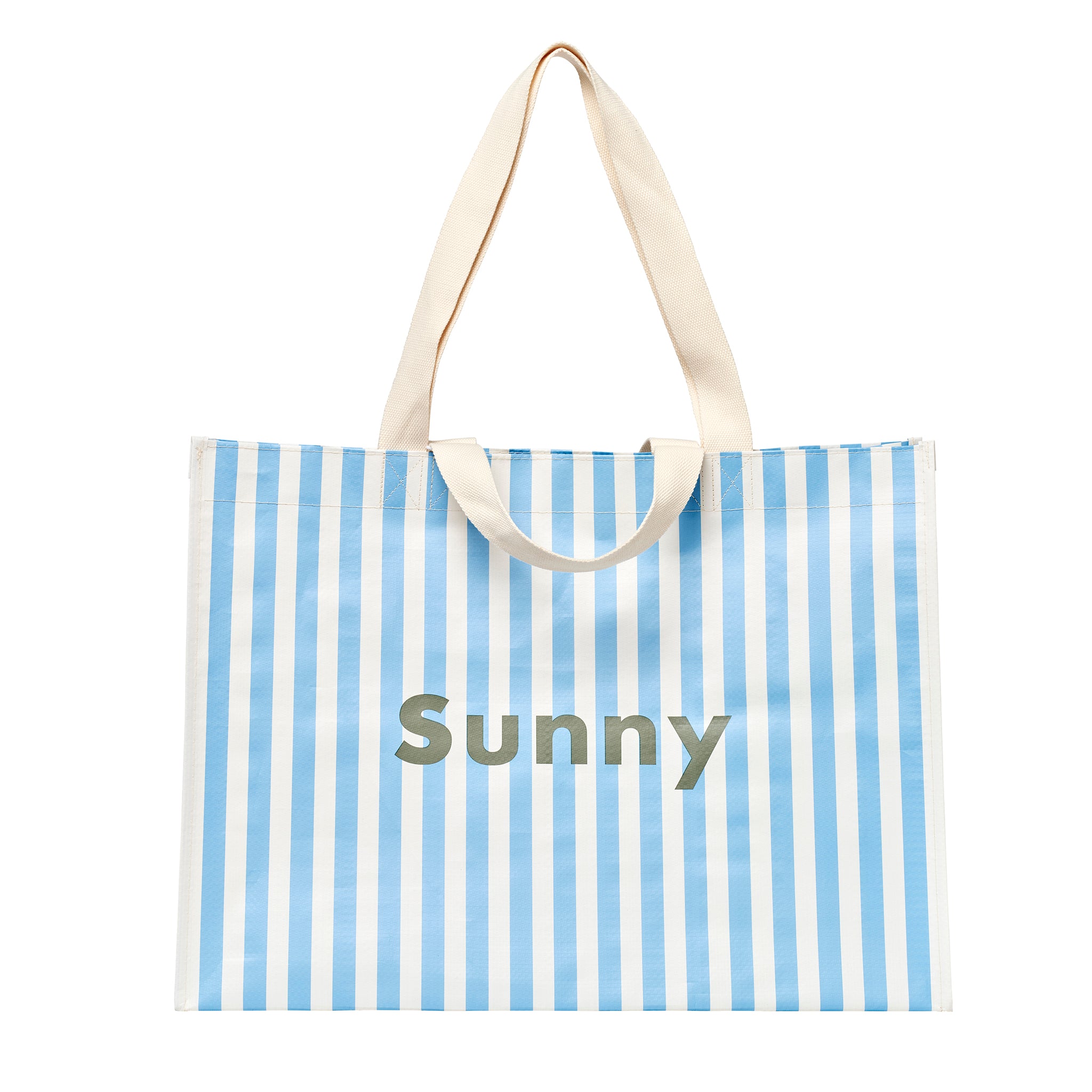 Carryall Beach Bag - La Mer Med Blue Stripe