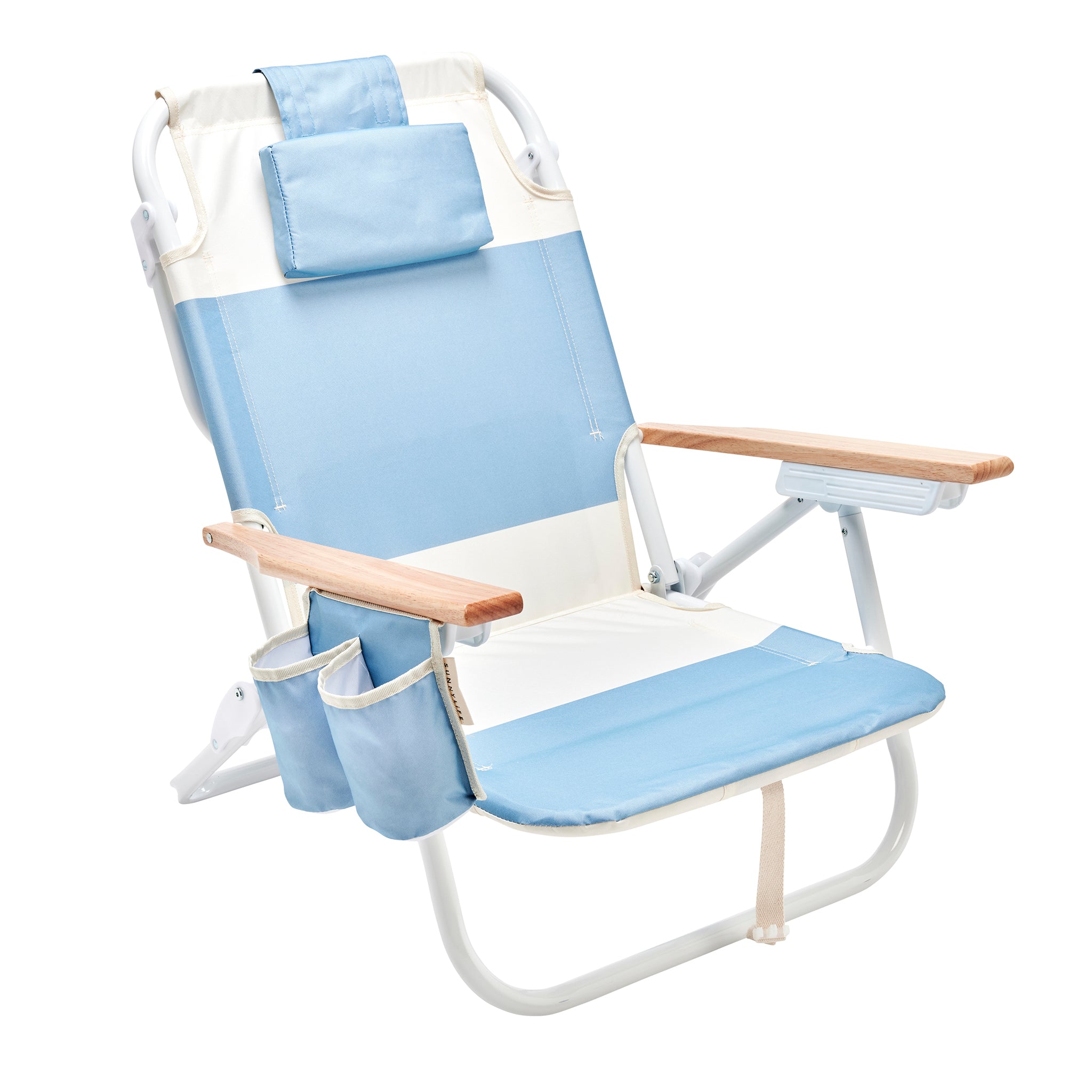 Deluxe Beach Chair - La Mer Med Blue