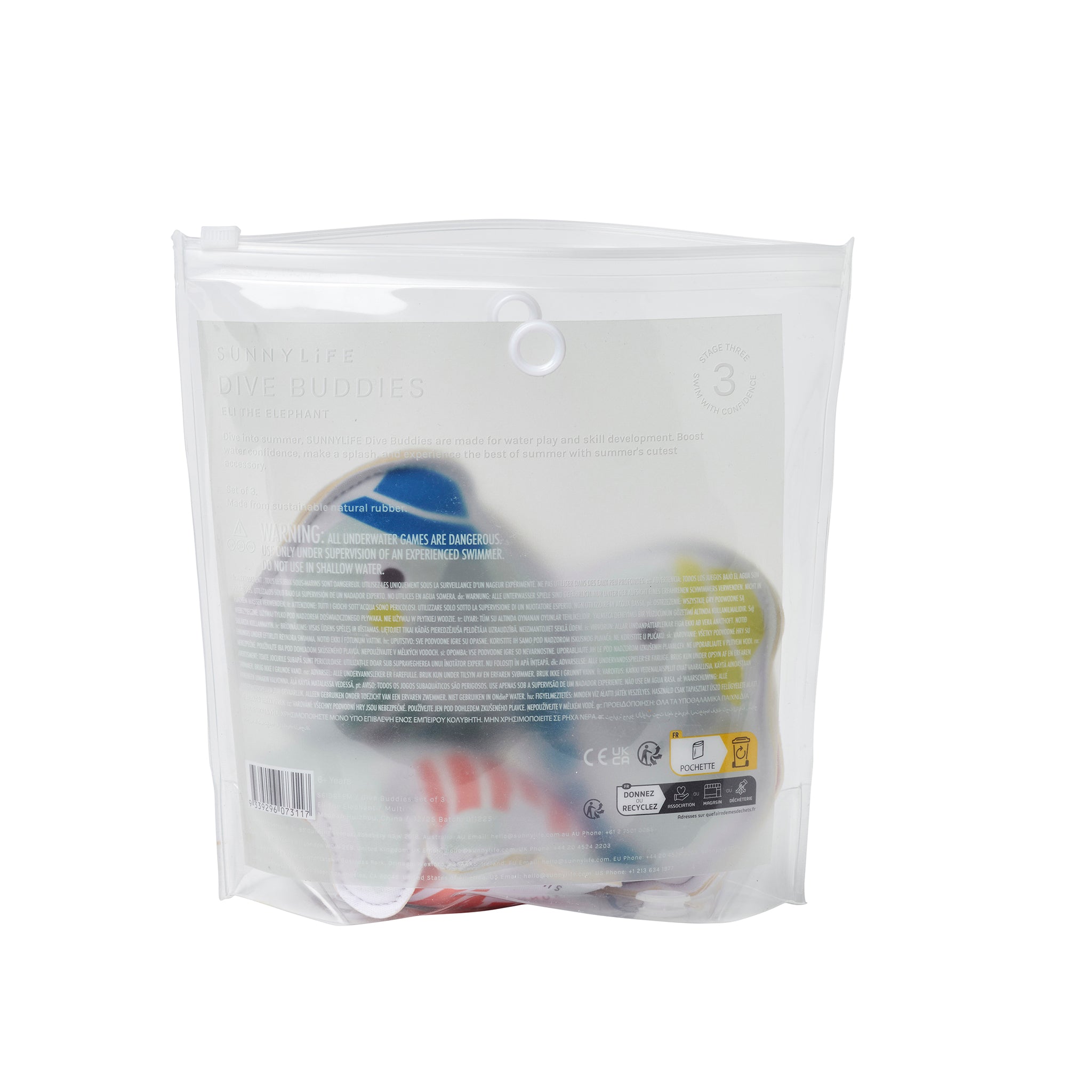 Dive Buddies - Eli the Elephant Set of 3