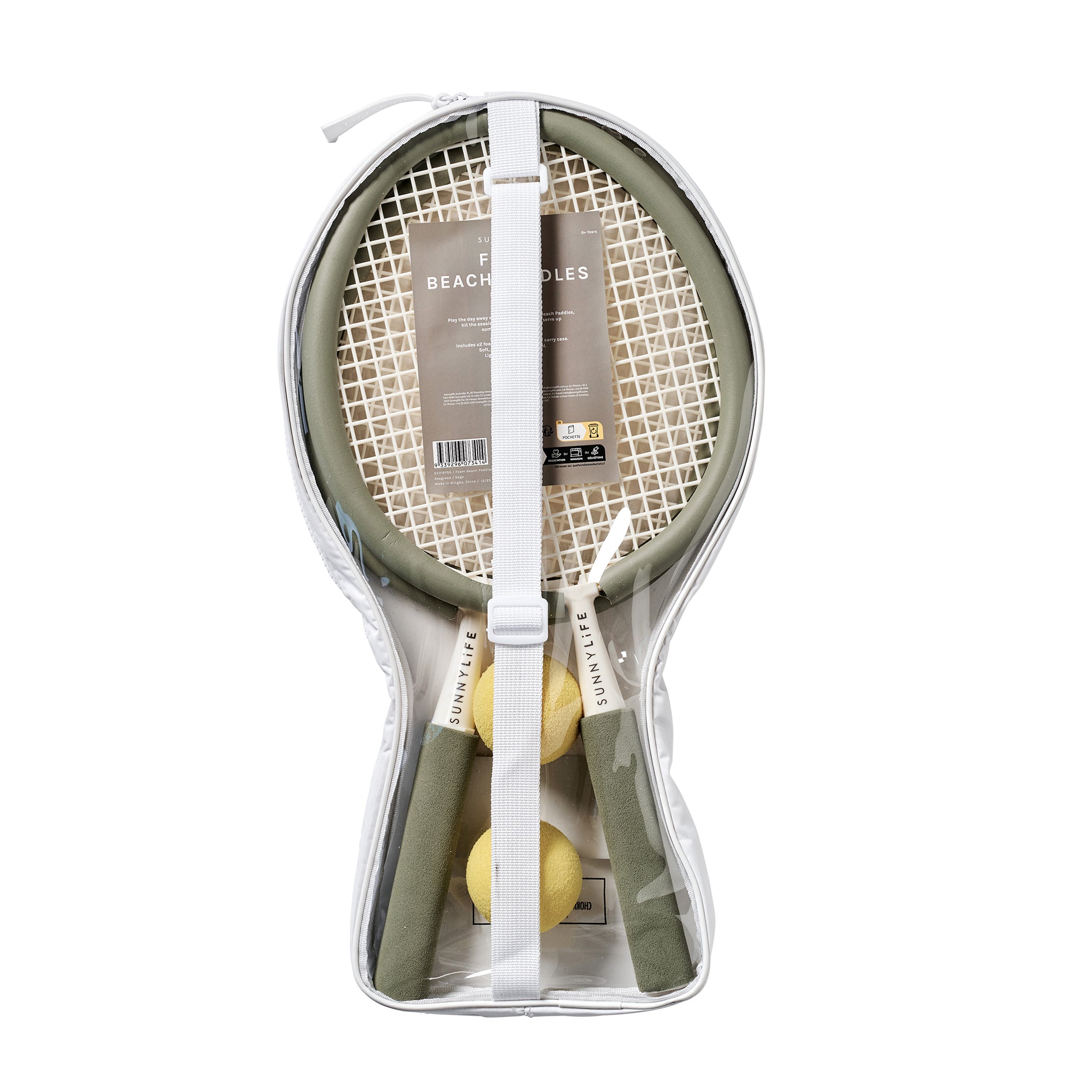 Foam Beach Paddles - Seagrass Sage