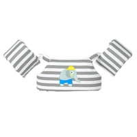 Floatie Jacket 3-6 - Eli the Elephant Green Stripe