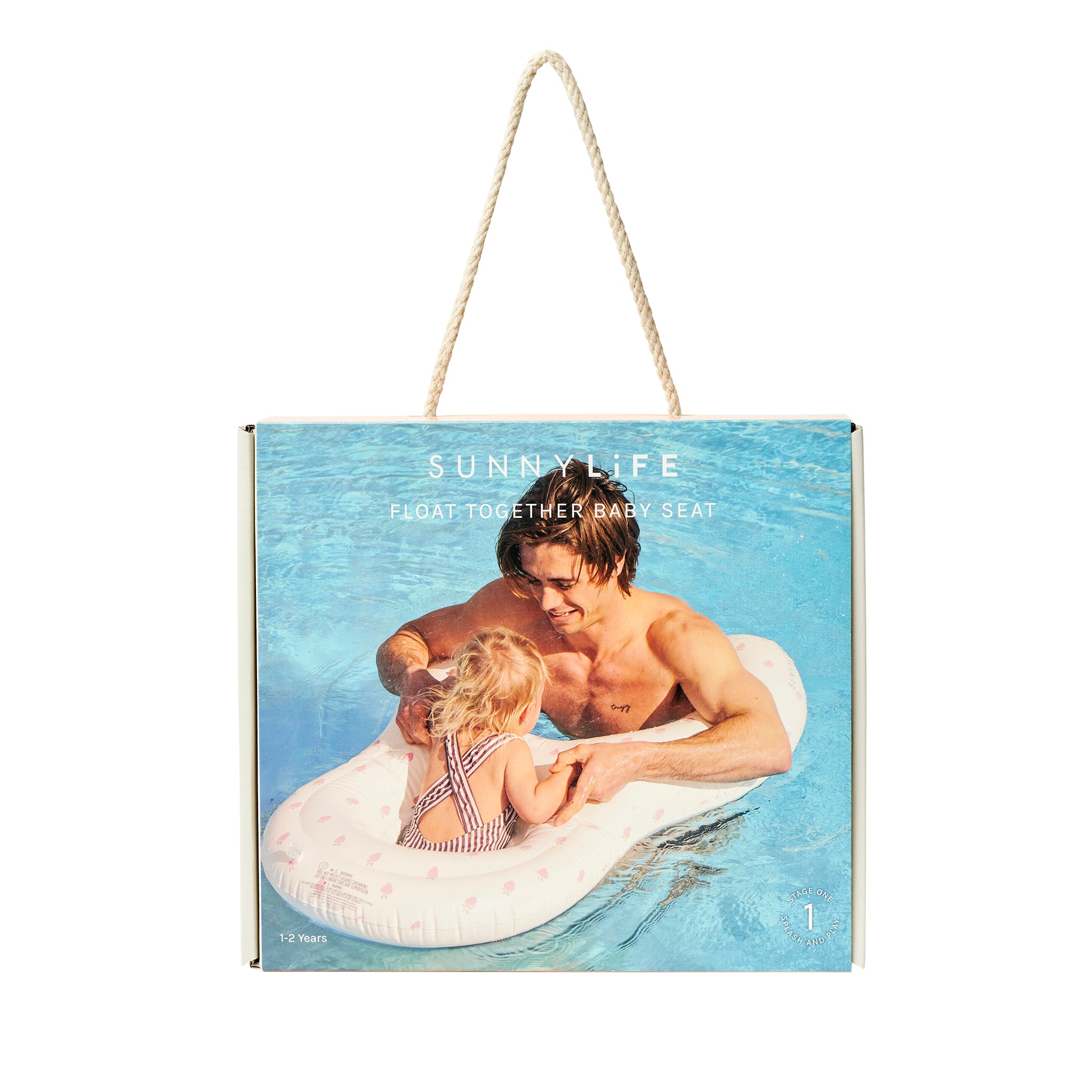 Float Together Baby Seat - Strawberry Sunshine Pink