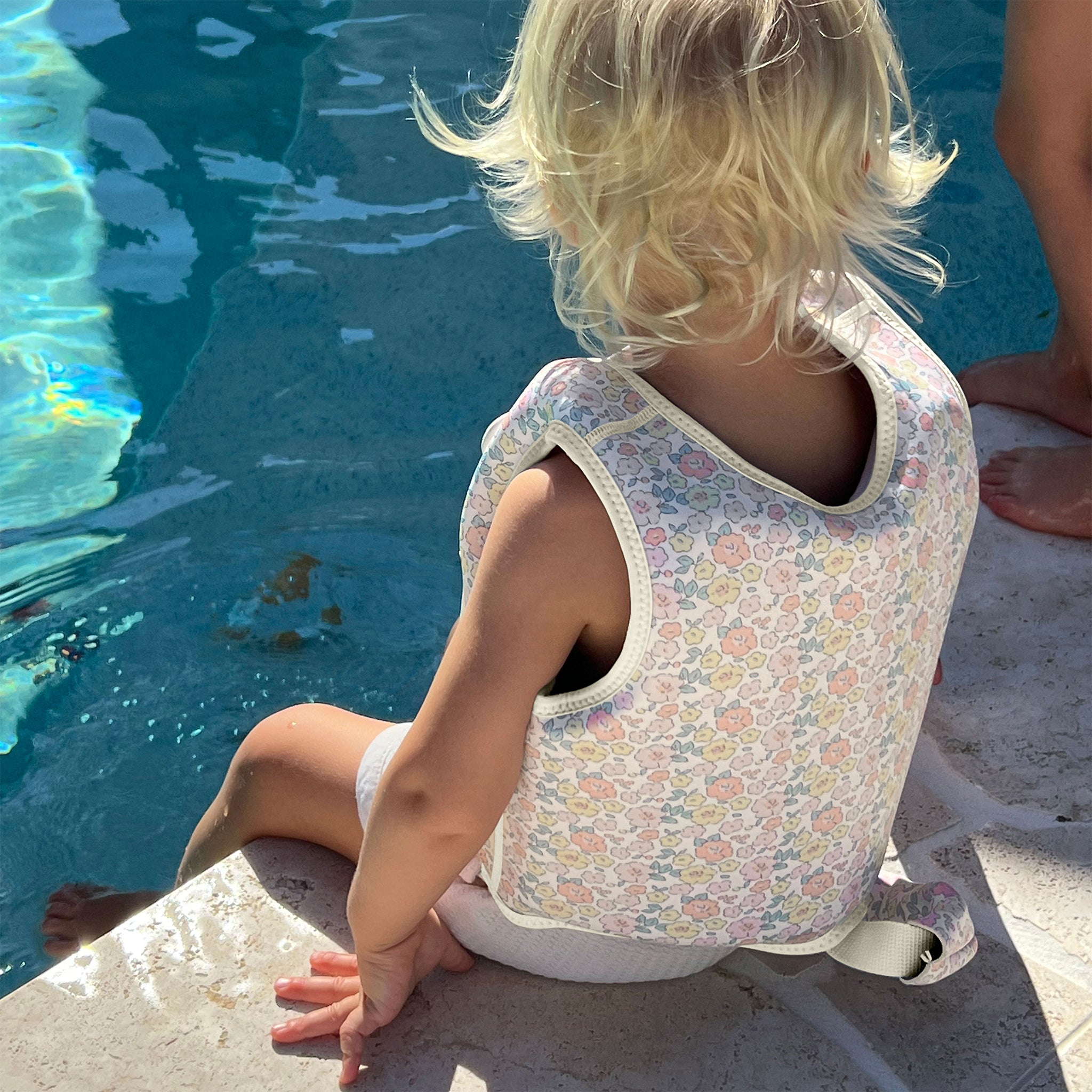 Kids Swim Vest 1-2 - Into the Garden Ditsy Floral