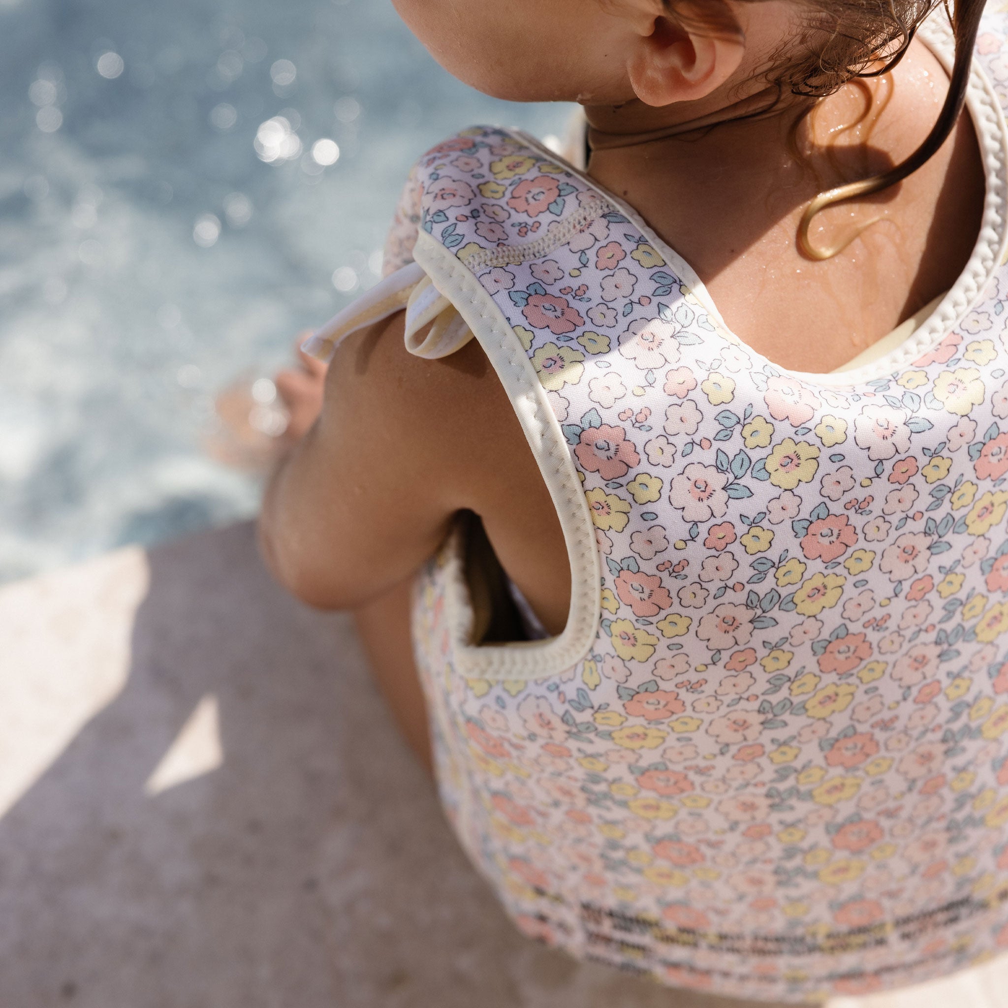 Kids Swim Vest 3-6 - Into the Garden Ditsy Floral