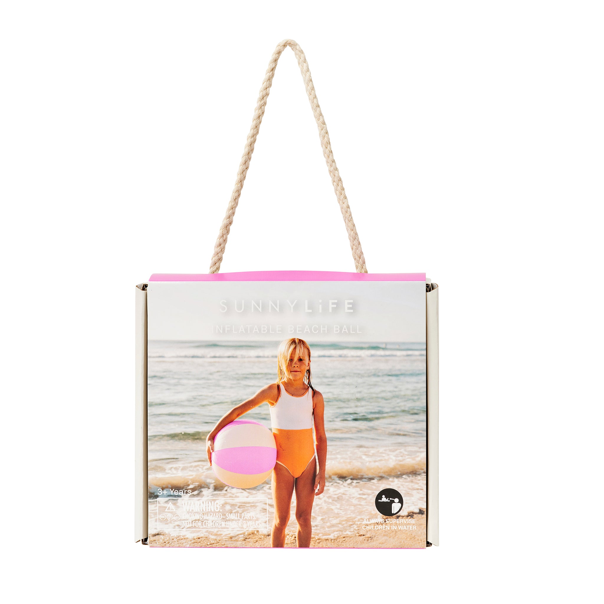 Inflatable Beach Ball - Pool Party Magenta