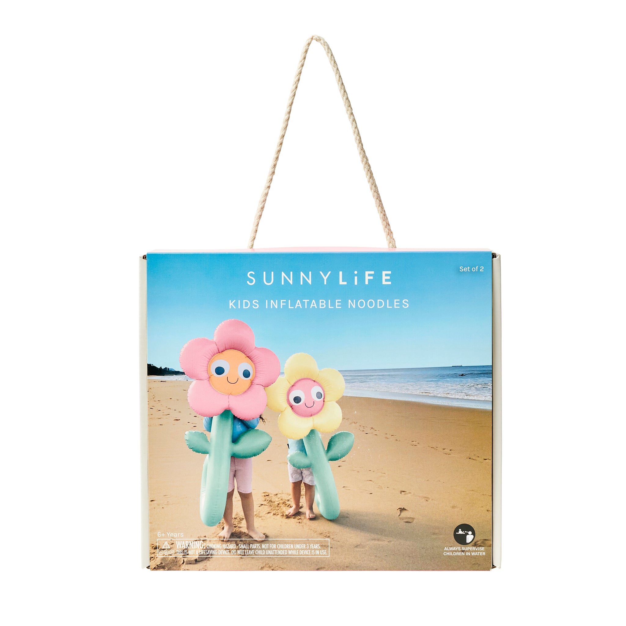 Kids Inflatable Noodle - Poppy the Peach Set of 2