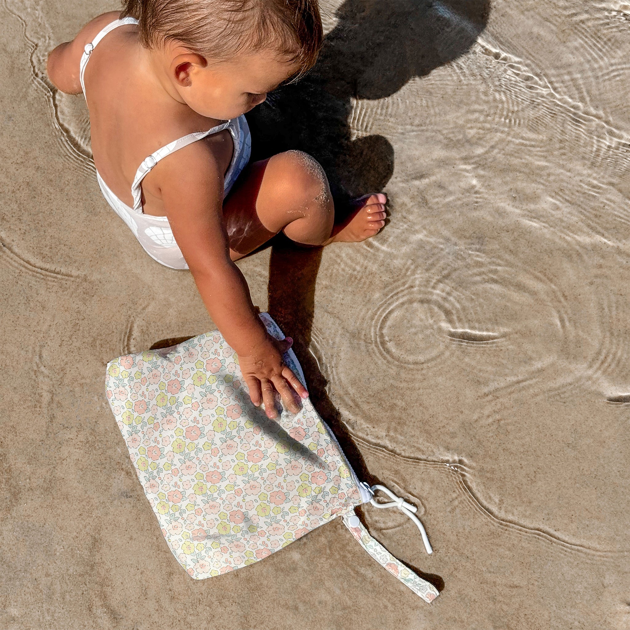 Kids Wet Bag - Into the Garden Ditsy Floral