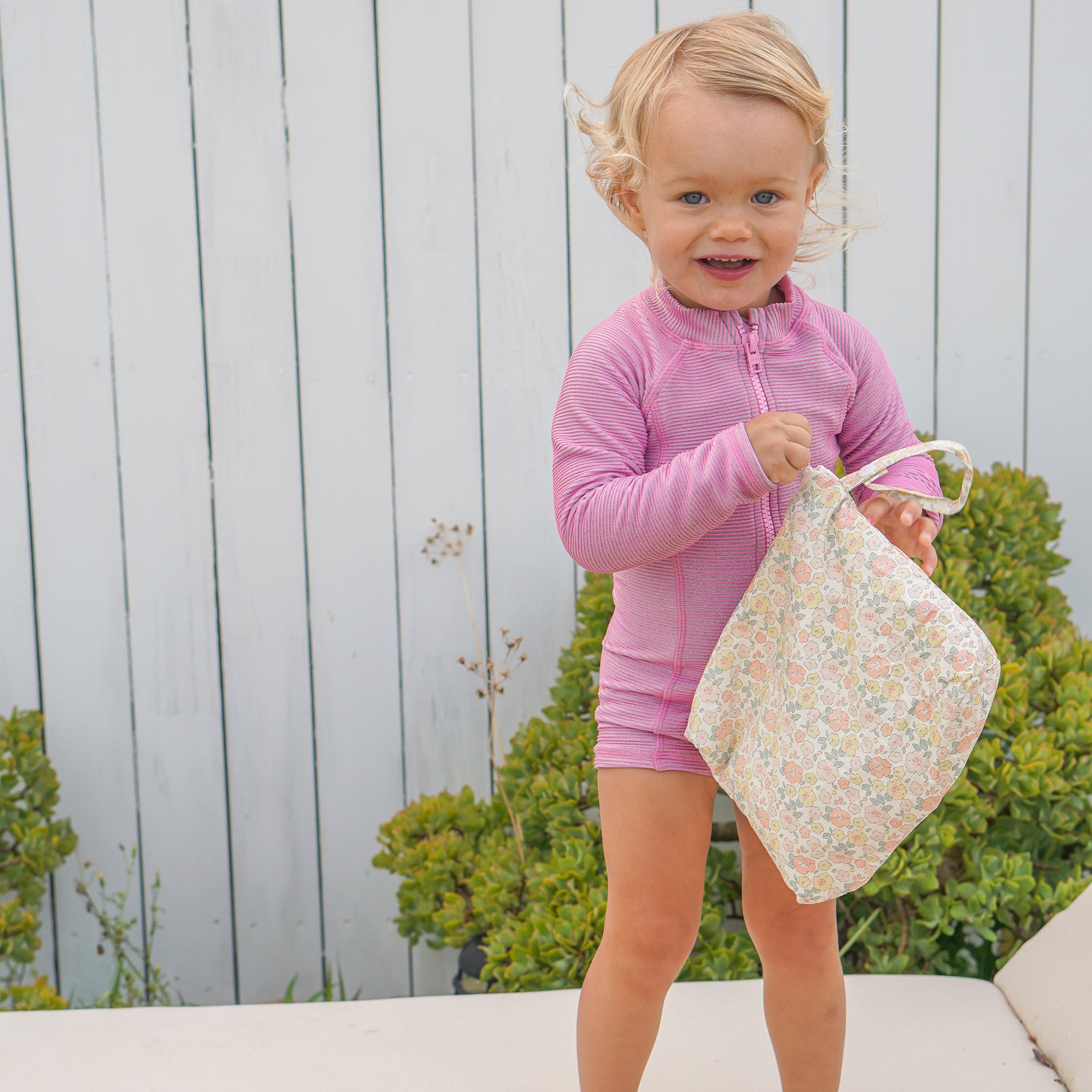 Kids Wet Bag - Into the Garden Ditsy Floral