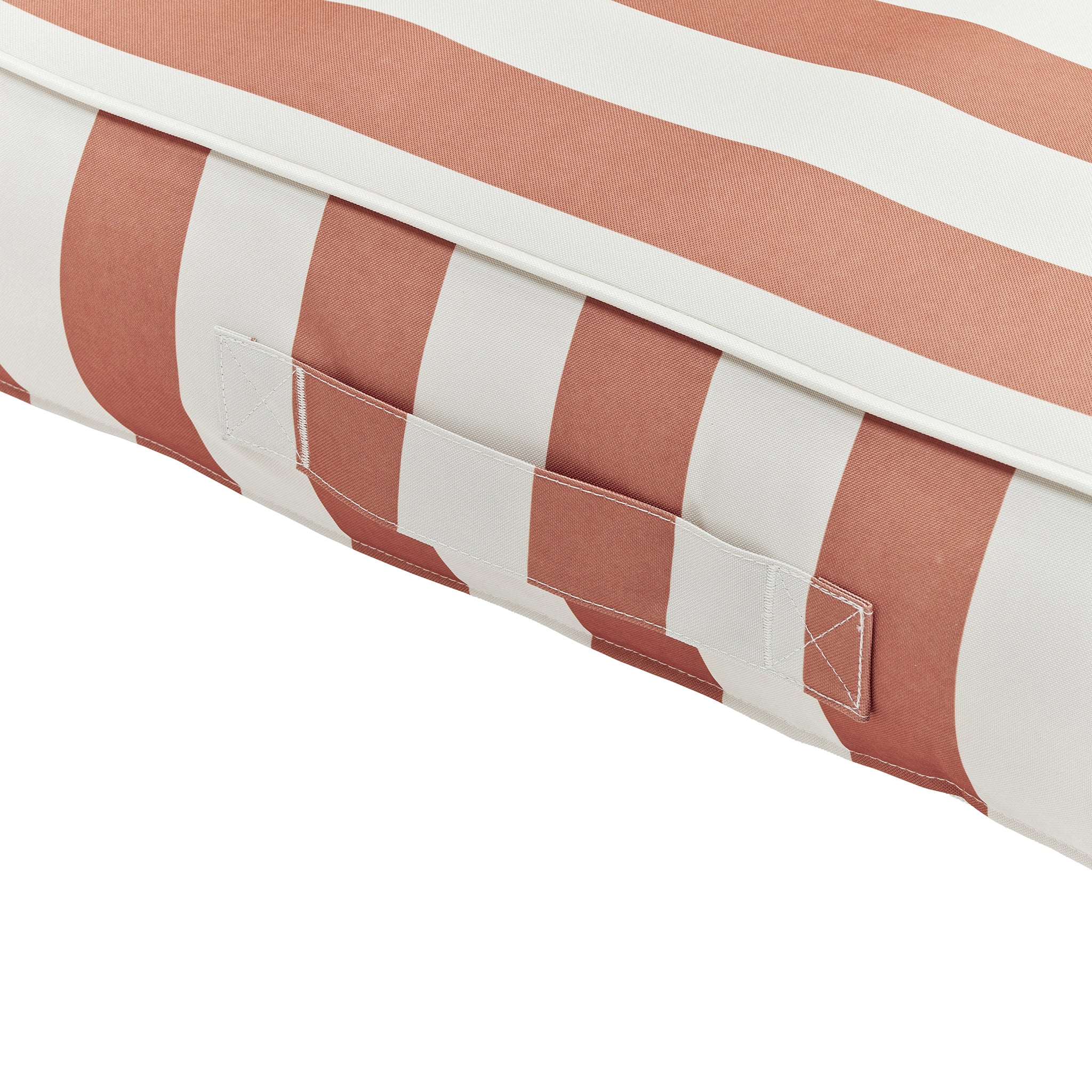 Luxe Lie-On Lounger - Tierra Clay Stripe