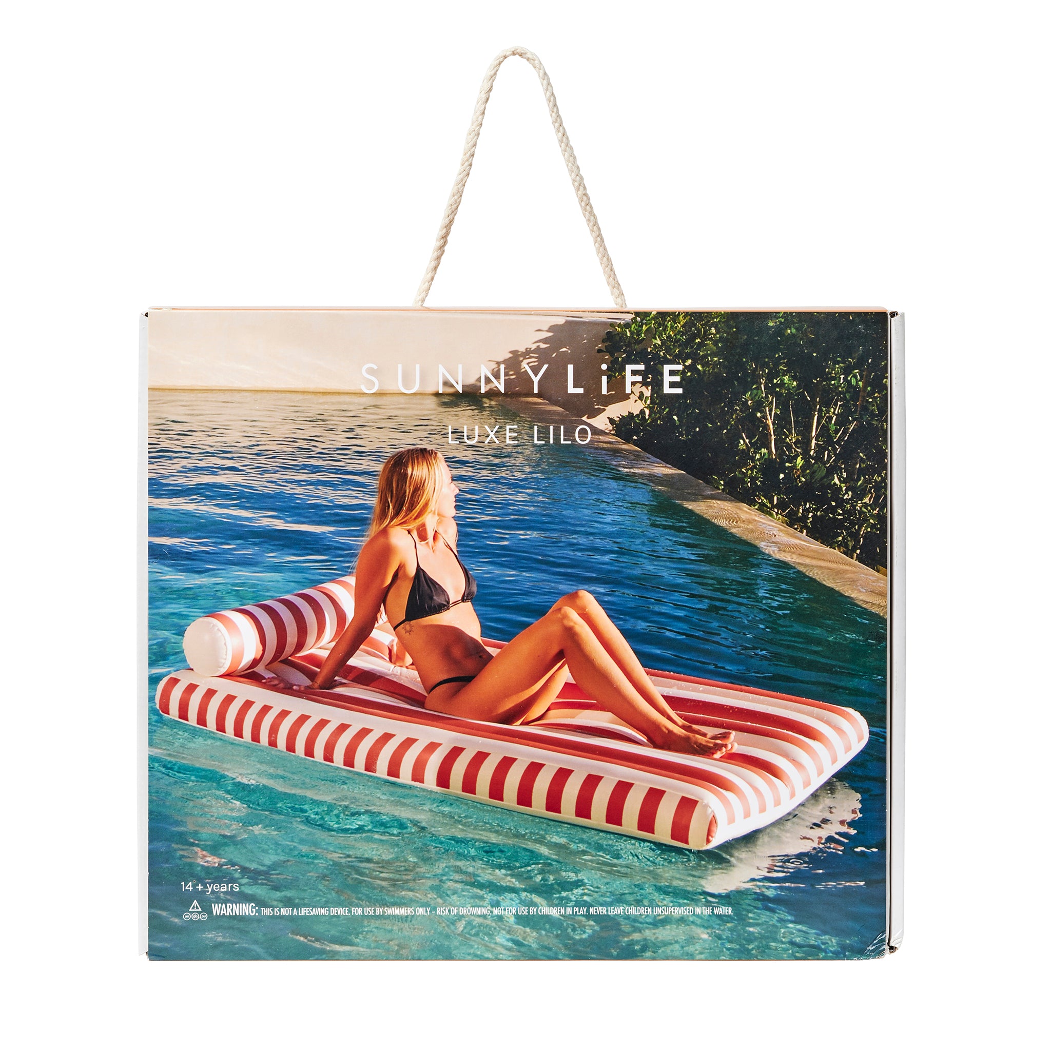 Luxe Lilo - Tierra Clay Stripe