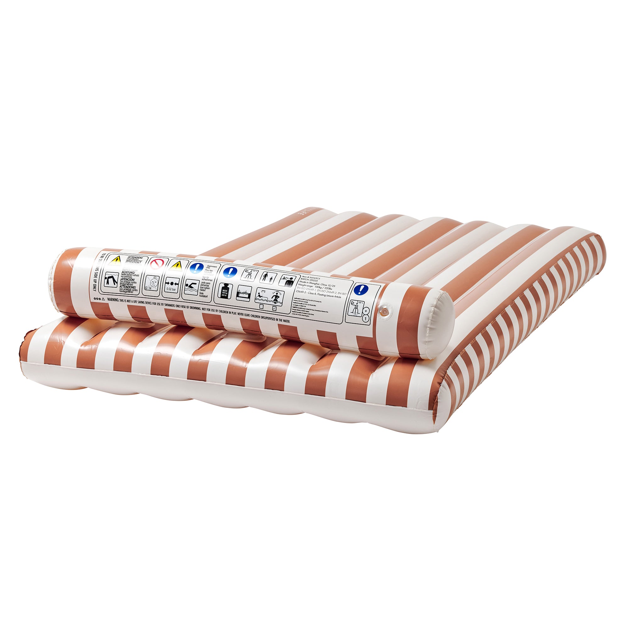 Luxe Lilo - Tierra Clay Stripe
