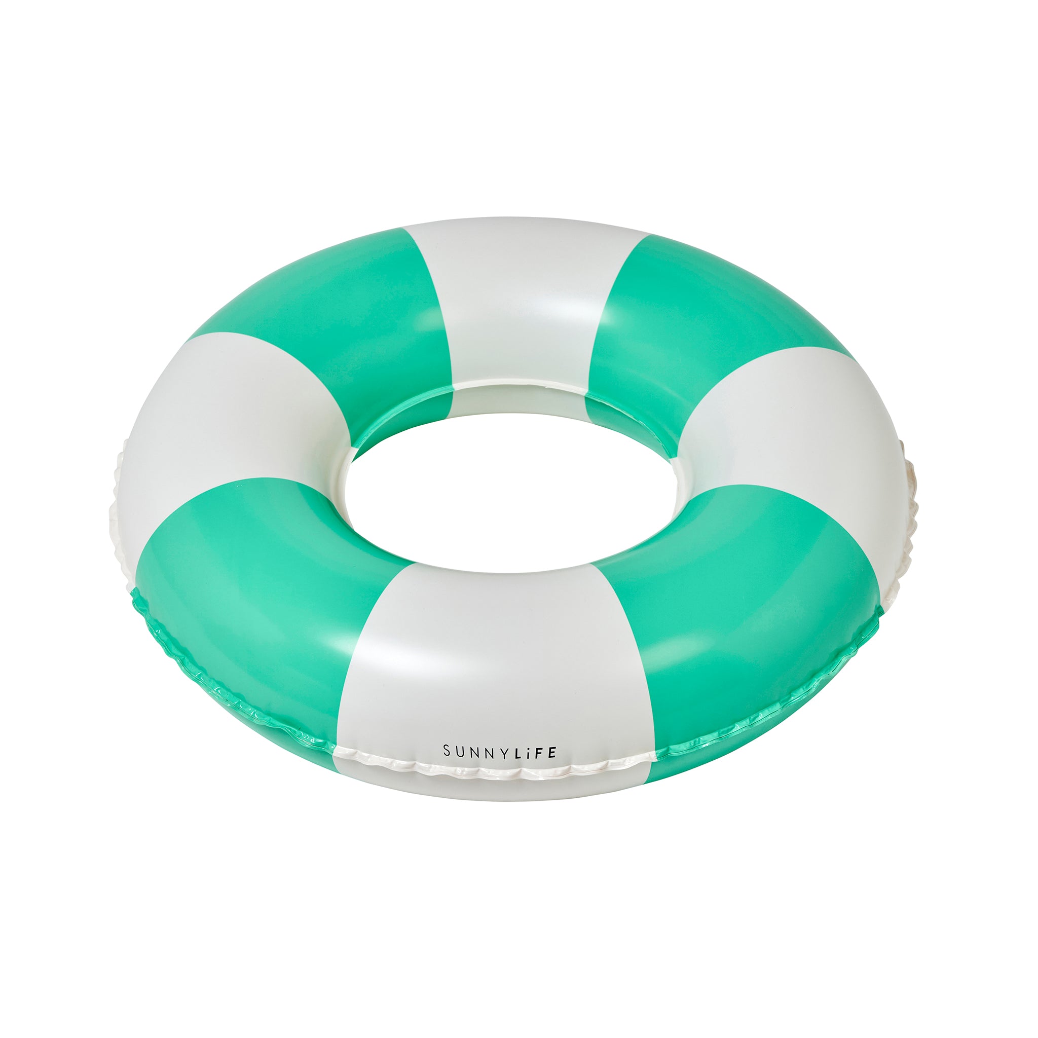 Mini Tube Pool Ring - Pool Party Green Stripe