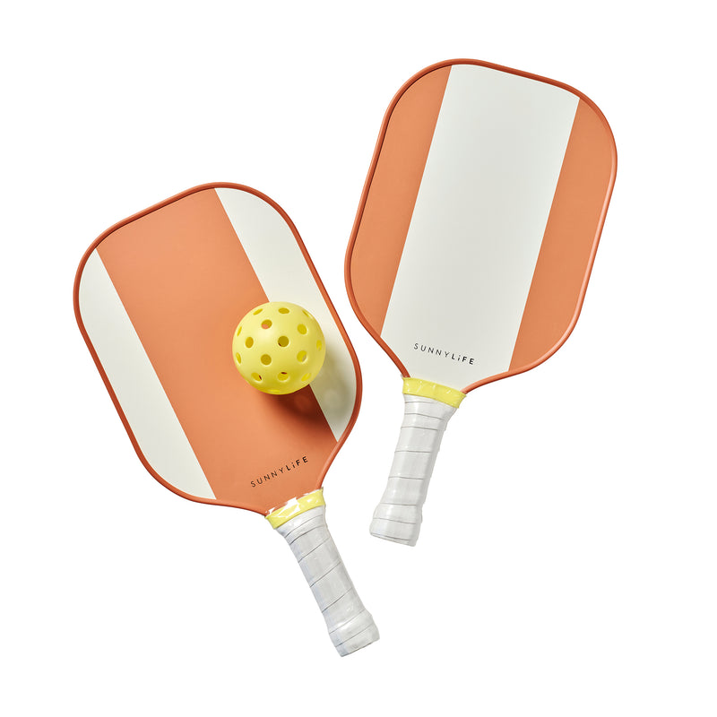 Pickleball-Set aus Holz – Tierra Clay