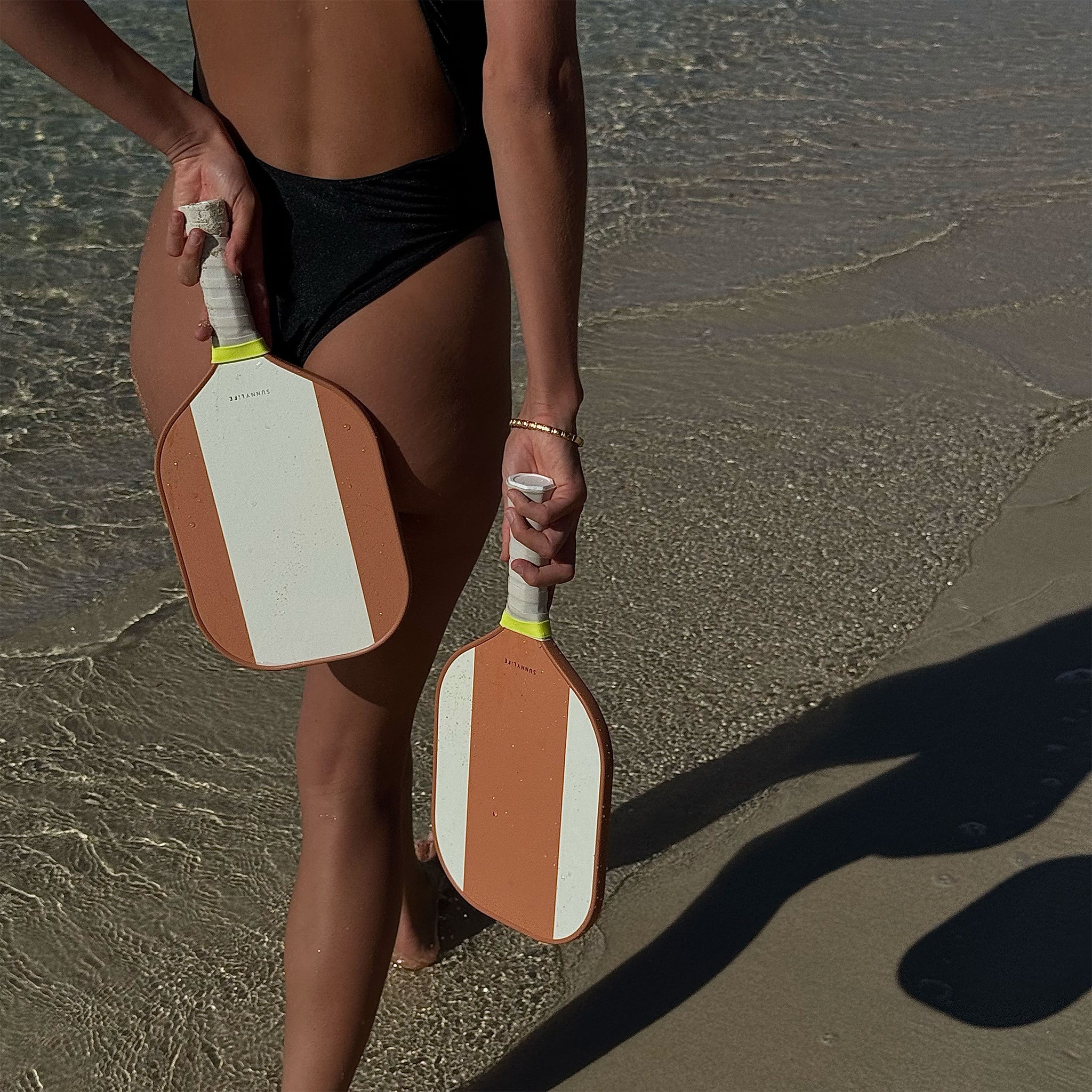 Wooden Pickleball Set - Tierra Clay