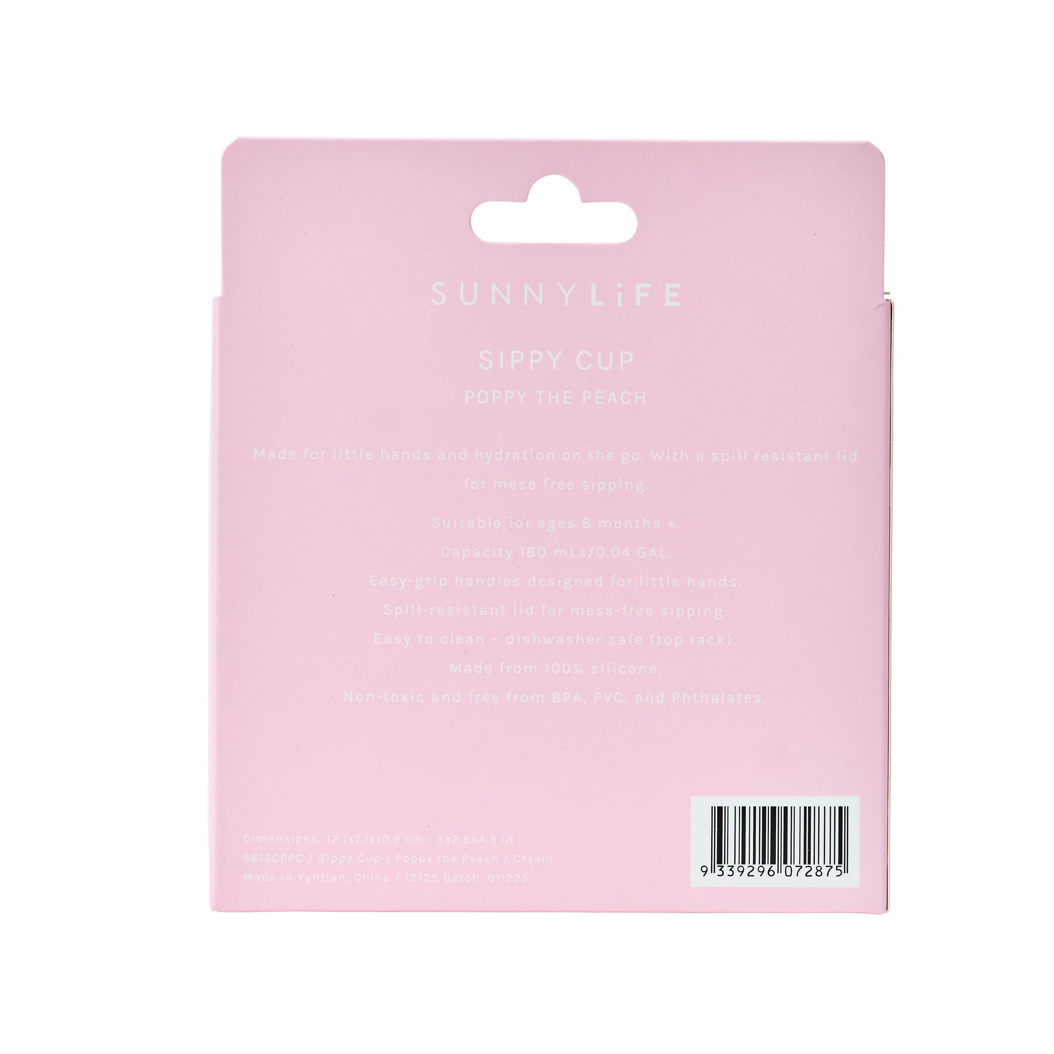 Sippy Cup - Poppy the Peach Cream