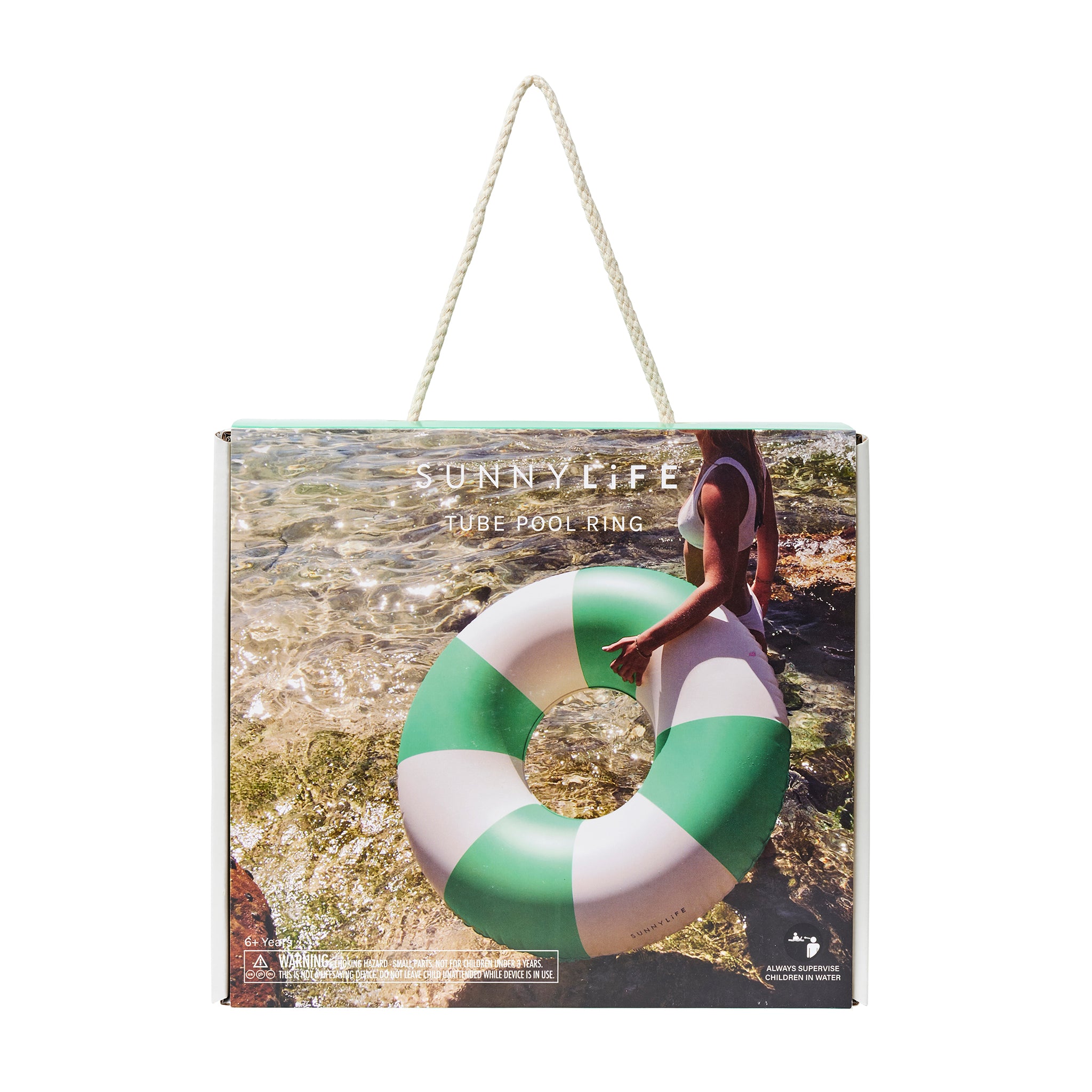 Tube Pool Ring - Pool Party Neon Green