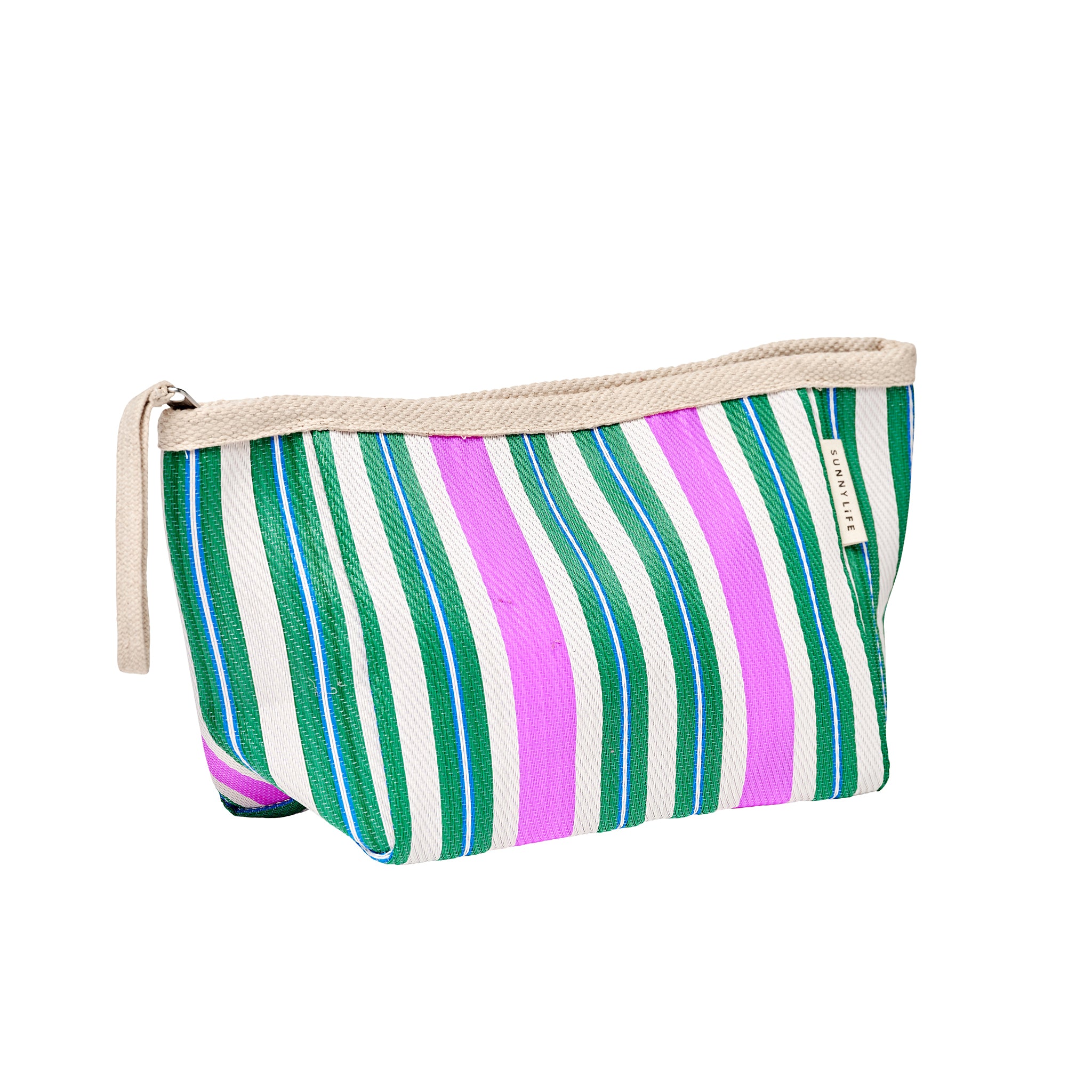 Recycled Nylon Beach Pouch - Seagrass Green